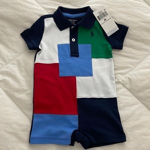 Ralph Lauren baby boy romper - NWT